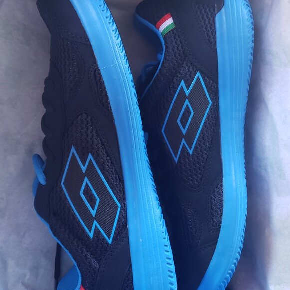 New Lotto Black Blue Moon Sneakers. Men 11 - Picture 9 of 14